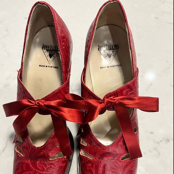 John Fluevog vintage Mary Jane heels, size 7.5 - Picture 8 of 8